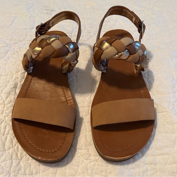 Steve Madden Bree Brown Braided Sandals - Picture 6 of 7